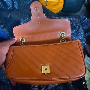 Brown Gucci GG Marmont Bag